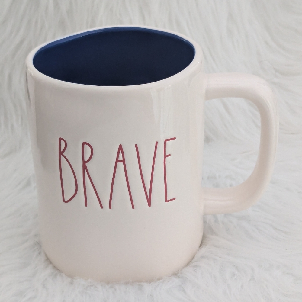 Rae Dunn BRAVE Patriotic Tea Coffee Mug